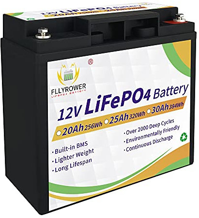 Batteria al litio 12V 20AH Lifepo4 con celle di grado A BMS perfetto per motore da traina Pannello solare RV Camping Golf Cart Elettrodomestici