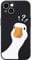 Wihytec Funny Duck Phone Case for iPhone 14 PRO MAX Goose Case Cover Liquid Silicone Soft Gel Rubber Anti-Scratch Durable Girly Women Phone Case Microfiber Lining Protective Cover Cute Design