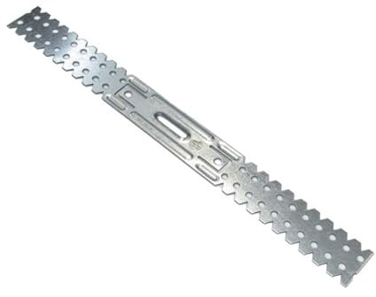 BudMat ES125/1,0-100 St. Direkabhänger U-Form Silber Stahl 1 mm 0,40 kN Tragkraft Suspendierte Decke Abhänger