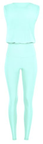Winshape Damen Functional Comfort Jumpsuit JS102LSC, Grün, JS102LSC-DELICATE-MINT-XL