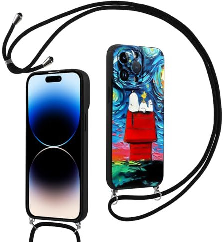 Handykette Handyhülle für iPhone 8 iPhone 7 iPhone SE 2022/2020 4.7Hülle mit Band, Anime Niedlich Muster Silikon Schutzhülle mit Kordel zum Umhängen,Stoßfest TPU Case Necklace Handy Lanyard,02