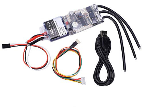 Flipsky ESC 50 A Hochstrom-elektronische Geschwindigkeitsregelung für Roller, Kompatibel mit VESC-Software, Ideal für den Umbau von Elektro-Skateboards Zum Selbermachen