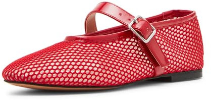 Steve Madden Damen Dreaming Ballerinas, Rot/Ausflug, einfarbig (Getaway Solids), 39 EU
