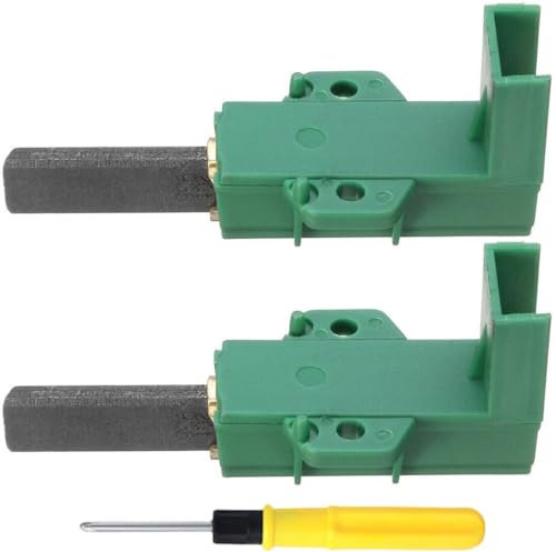 Acmerota 371202407 Coppia Spazzole Motore Carbonio per Beko per Candy per Hoover Lavatrici/Asciugatrici, Spazzola Carbonio Sostituisce L24MF7 371202410 371202402 371202405