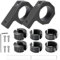Universal 2 Off-Road Work Light bar Mount Bull Roll Tube Clamp Mounting Brackets for Installation of Fog Light Bars,Roll Cage Holder for Off-Road ATV UTV Vehicles Car Truck Motorcycle (20-50MM Kits)