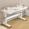 TRAGLO Stehpult, höhenverstellbar, 65–90 cm, Computertisch, Heimbüro, Laptop-Schreibtisch, Massivholz, Arbeitszimmer, Schreibtisch für Heimarbeit, Weiß(Color:with Drawer,Size:80CM)