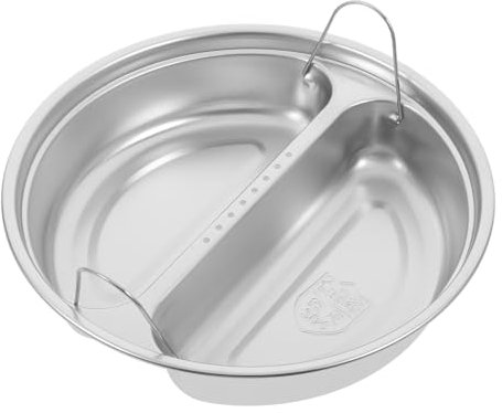 Kichvoe Basket for Accessories, 3L Divided Pot Strainer Basket Insert for Vegetables Egg Pasta Rice Soup Dim Sum Dumpling Cooking Rack