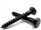 RADSO M8 Hex Head Coach Screws Wood Lag Bolt-Black Passivated-For Wood, Masonry/Brick, Concrete, Shelving, TV & Wall Mounting, Fastening, Installation & other Indoor Projects (8mm x 100mm)-Pack of 8