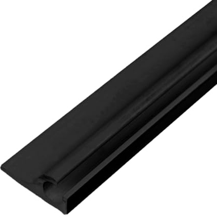 LYSEL® Kederschiene Kederleiste Kederprofil Kunststoff schwarz 15,5x33,3mm 45° Länge 3m