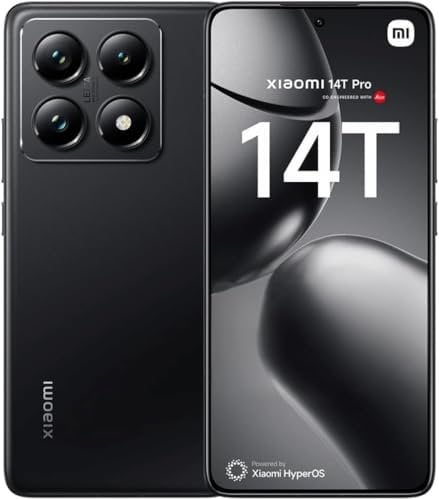 Xiaomi 14T Pro Smartphone 12GB+256GB MediaTek Dimensity 9300+ 5000mAh Battery 120W Hyper Charge, Blac