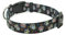 DWOOFG Hundehalsband mit Totenkopf-Motiv, robust, langlebig, mit Schnalle, Hundehalsband für kleine, mittelgroße und große Hunde, hochwertiges verstellbares Polyester-Haustier-Halsband