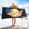 Strandtücher Amerika Mexiko Flagge Sandfest Handtuch Perfekt Duschtuch Pflegeleicht Großes Strandtuch Für Schwimmen Outdoor Reise 80x130cm