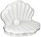 BOXOB Bouée Gonflable Coquillage, 144cm Géante Épaisse avec Boule Perles pour Enterrements Vie de Jeune Fille Les Soirées sur Le Thème de l'Océan l'Été la Plage Piscine et la Décoration