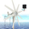 TINGBBAO Kit de Generador de Turbina Eólica, Aerogenerador Horizontal 20000W 12V 24V 48V 110V 220V Kit de Generador de Viento Pequeño 8 Palas Piezas Eléctricas para Carga Doméstica Marina(220V)