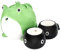 Genoute de théière et de tasse, service thé japonais en céramique, therme grenouille mignonne 30 oz et tasse thé têtard 4, 8 oz, vaisselle créative parent-enfant pour Voyagesr, maison, c