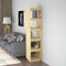 Woonisher Bücherregal/Raumteiler 40x35x167 cm Massivholz Kiefer bücherregal Holz