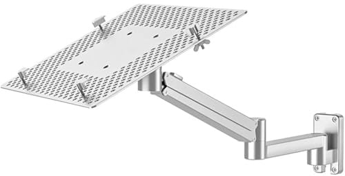Supporto regolabile per computer portatile con ventilazione e rotazione multi-angolo per una migliore dissipazione del calore e visualizzazione ergonomica in casa e in ufficio