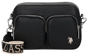 U.S. POLO ASSN. Umhängetasche Mansion Crossbody Bag with Pockets Black schwarz