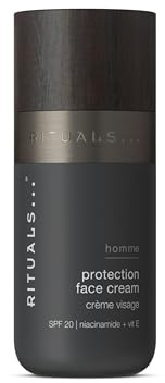 RITUALS Homme Schützende Gesichtscreme SPF 20, für Männer, Niacinamid und Vitamin E, 50 ml