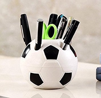 CHJIEJIE EXOH Pot à crayons en forme de ballon de football