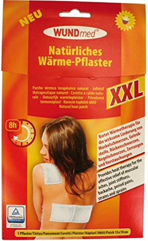 5 x Wundmed Wärme Pflaster XXL - 1 Stück (19 x 13 cm)