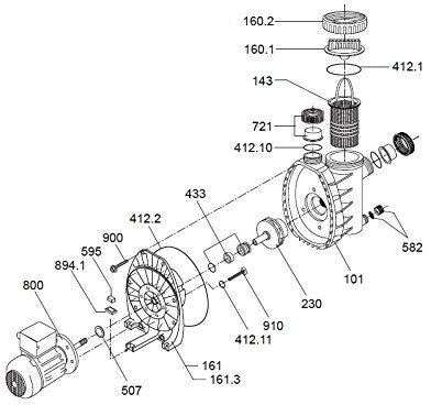Speck Überwurfmutter für Schlauchtülle Badu Picco