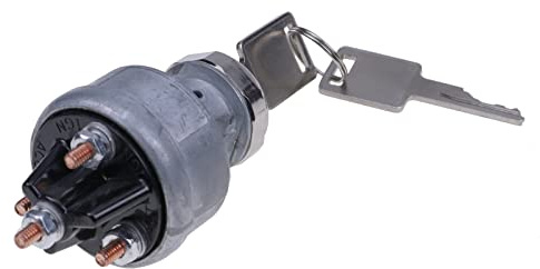 Solarhome Ignition Switch with 2 Keys 6665606 for Bobcat Loaders 310 313 322 440 530 533 540 542 630 730 731 732 741 742 743 751 753 763 773 863 873 953 963 2410 7753 MT50 MT52 MT55