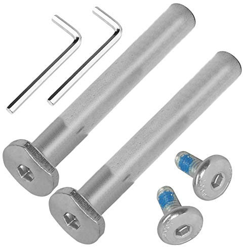OTFAITP M8 40-76mm Innengewinde Innensechskant Schraube & Bolzen Sortimentssätze Kinder Roller Teile für 2-3-4-Rad Kick Scooter Reparatur Vorderrad Hinterradachsen Werkzeuge (76mm)