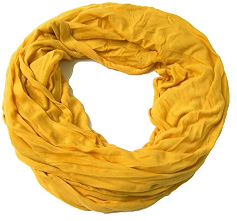 Niklarson Loop Schal Tuch gelb Rundschal 160x45cm unisex Schlauch T7000