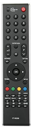 Vinabty CT90288 -Fernbedienung für Toshiba Regza CT-90287 CT-90126 CT 90288 CT-90301 CT90307 CT90287 CT90327 CT90273 CT90273 CT902777 4 Fernbedienungen.