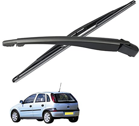 Scheibenwischer, Heckscheibenwischerarm & Klinge Scheibenwischer Rear für O-pel Corsa C 2000-2006 Arm Heckscheibenwischer-Baugruppe