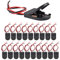 20pcs cr2032 Battery Holder, CR2032 Battery Holder with Switch, Coin Cell Holder, 1 x 3V CR2032 Button Coin Cell Battery Holder with Leads On Off Switch （Black）