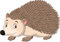 U24 Aufkleber Igel 14 x 10 cm Autoaufkleber Sticker Konturschnitt