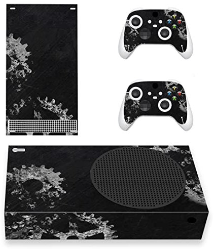 PlayVital Skin Stickers für Xbox Series S,Vinyl-Skins Aufkleber Stickers Schutzfolie Abziehbild Abdeckung Zubehör für Xbox Series S Konsole Controller-Gears & Scratches