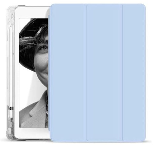 Tablet-Taschen Hülle Kompatibel mit Huawei MatePad 11 (2021) Hülle mit Stifthalter Smart Cover Schutzhülle Stoßfeste Abdeckung mit transparenter TPU-Rückseite Tablet PC Hülle Cover (Farbe: Light