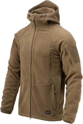 Helikon-Tex Patriot Fleece Jacket MK 2 - Taktischer Kapuzen-Pullover Full-Zip mit vielen Taschen
