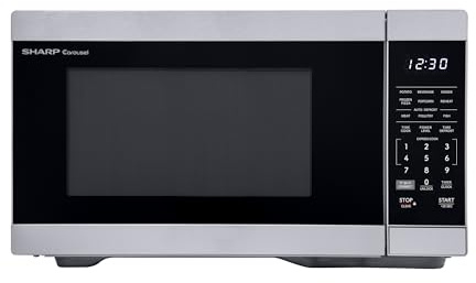 SHARP SMC1169KS Oven Countertop Microwave, 1.1 CuFt, Stainless Steel