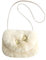 Spldsun Plüsch Kleine Umhängetasche, Handtasche Mini Prinzessin, für Kinder Alter von 3-5 Jahren Geeignet, Aufbewahrung von Schlüsseln, Taschentüchern, Masken, Karten (Weiß)