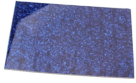 JOINPAYA Selbstklebendes Akustikgitarren Pickguard Material Blau Perlmutt Scratch Plate Sheet Für Diy Gitarren Und Bass Kratzfest Hitzebeständig Schützend Und Einfach Zu Montieren