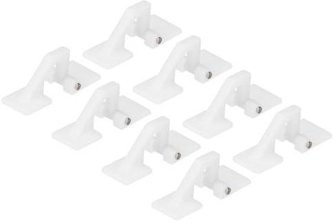 sourcing map RC Hinges 1 Inch x 0.4 Inch Adjustable Hatch Hinge for RC Model Airplane Parts 8 Pcs