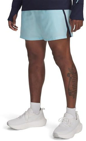 Under Armour Launch 5 Laufshort blaublausilber, L Herren