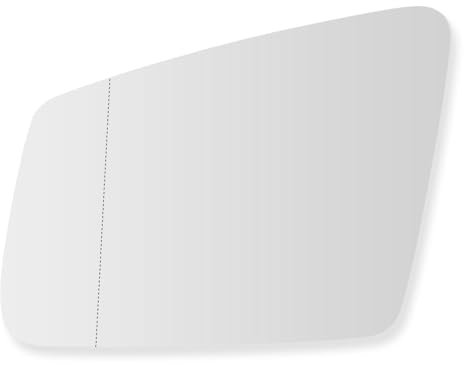 SENZEAL Spiegelglas Links Fahrerseite Beheizbar mit Trägerplatte für Mercedes-Benz A B C E S-Klasse W176 W246 W204 W212 W221 GLA CLS Außenspiegel Glas Ersatz (Links)