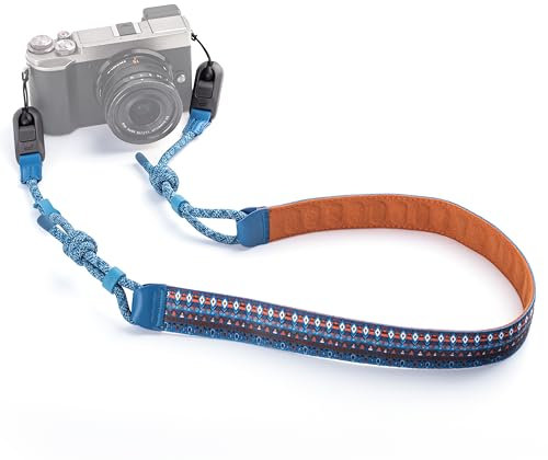 PGYTECH Artistic Style Camera Shoulder Strap Air, Camera Strap Quick Release, Adjustable 900~1100mm Camera Neck Strap for Leica/Nikon/Canon/Sony/Fuji and Digital Cameras(Bohemian) S