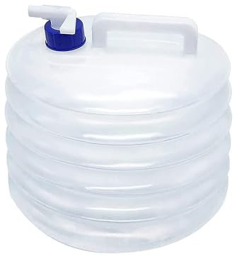 Lottogo Water Container,5L Folding Water Bucket Portable Collapsible Water Storage,Water Carrier Water Tank for Camping Hiking Fishing Climbing Travel Outdoor