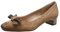 HIKKWXVN Women's Flat Heel Pumps, Block Heels Square Toe Ballet shoes for Women, Fashion Daily Office Wedding Party Shoes,Brown,36