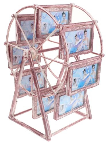 KITANDOVE Tischdekoration Hause Riesenrad-mittelstück Diy-riesenrad Fotorahmen Drehbarer Bilderrahmen Riesenrad Western-bilderrahmen Riesenrad-fotorahmen Tisch