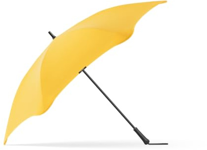 BLUNT Exec Ombrello Antivento da Golf – 137 cm Ombrello Grande per Vento e Pioggia, Design Durevole per Viaggi e Sport, Resistente, Protezione UV - Giallo Chiaro