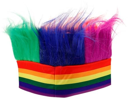 ROMISBABA Regenbogen-Stirnband Regenhut Sommermützen Für Damen Sonnenhut Bucket Hats Für Damen Hüte Kindermütze Fischerhut Für Herren Baseball Kappe Bierhut Baumwollmütze Chemische Faser