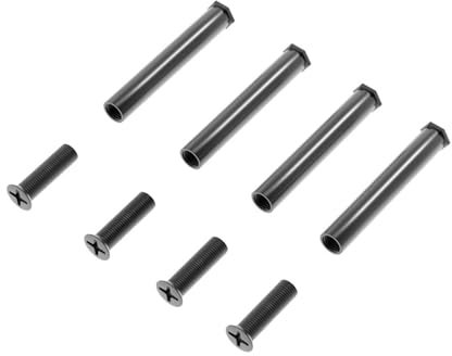 4 Pcs Flat Head Long Screws 25mm Thickness Computer Fan Long Screws Replacement Screws Computer Fan Accessories