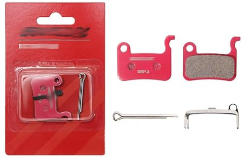 GPRTKULE Bicycle Hydraulic Disc Brake Pads Compatible With M535 Metallic Brake Pads Metal Road Mountain Bike Brake Pads Compatible With A01S M06S M07S bike parts(Mult-Metalli 10Pairs)